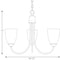 Progress Lighting Gather Collection Three-Light Chandelier P4440-20 - alternate 4